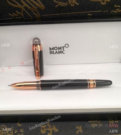 Imitation Mont Blanc Starwalker Doue Rollerball Pen Rose Gold Trim